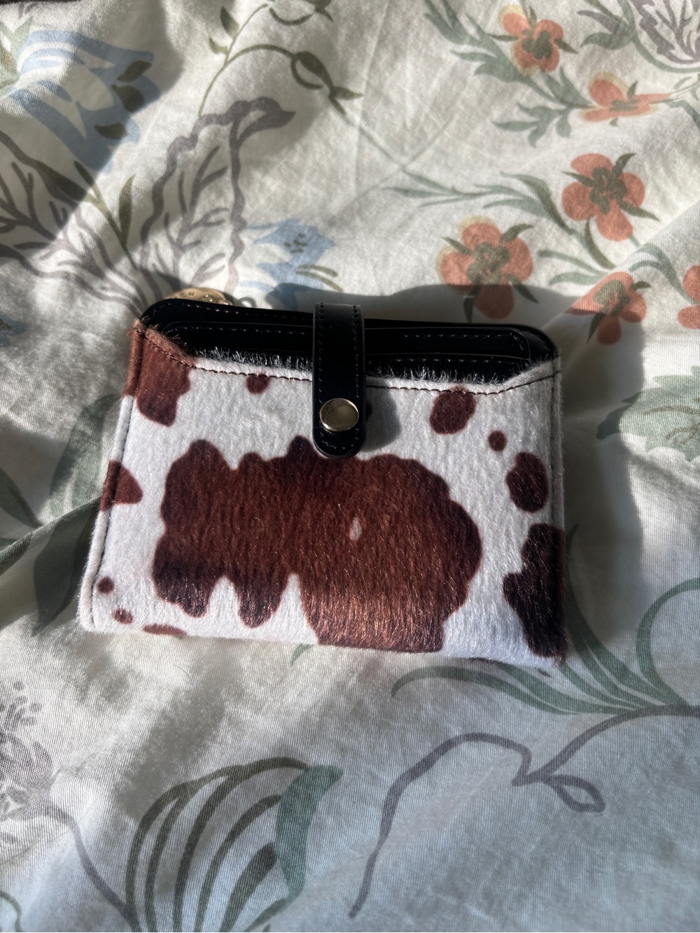 Cow Print Wallet